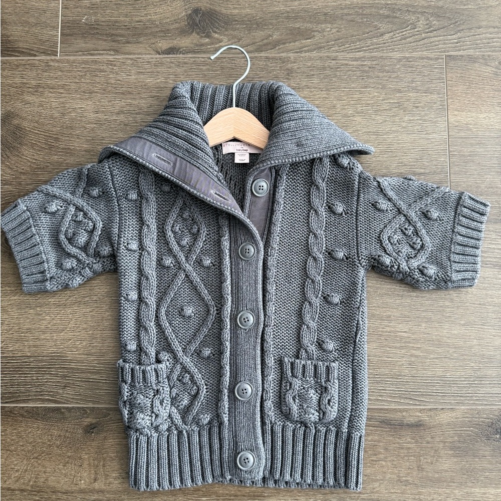 STELLA MCCARTNEY x GAP Kids Cashmere Blend Knit
Cardigan Sweater Size 3T EUC
